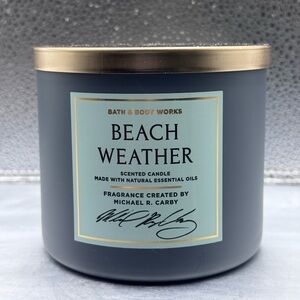 Bath & Body Works Beach Weather 3 Wick Candle